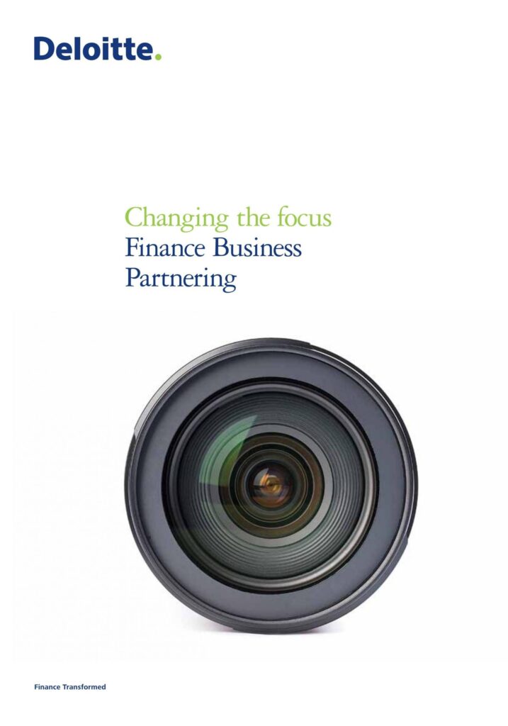 Deloitte UK Finance Business Partnering