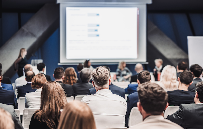 Discussion at a training session for Finance Business Partners